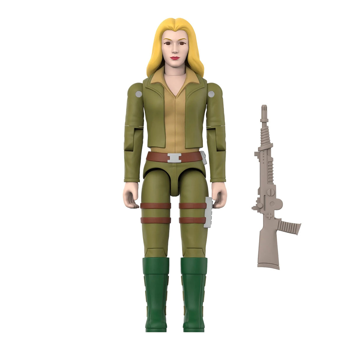 GI Joe Reaction+ Cover Girl Blonde O Ring Super7 Action Figure 4