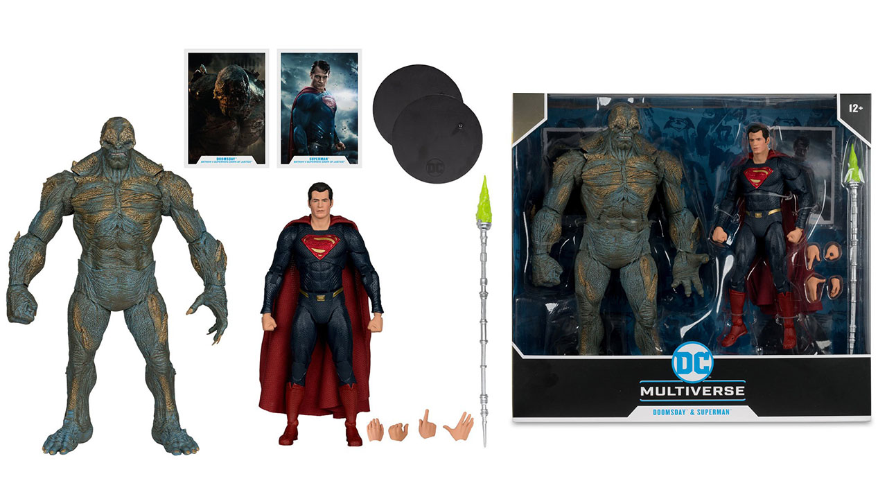 McFarlane DC Multiverse Doomsday and Superman Batman vs Superman Dawn of Justice Action Figure 2 Pack Pre Order