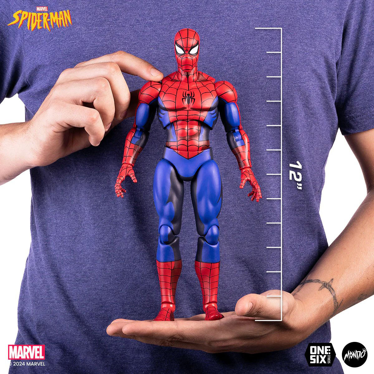 Spider Man The Animated Series 1 6 Scale Action Figure Mondo 5