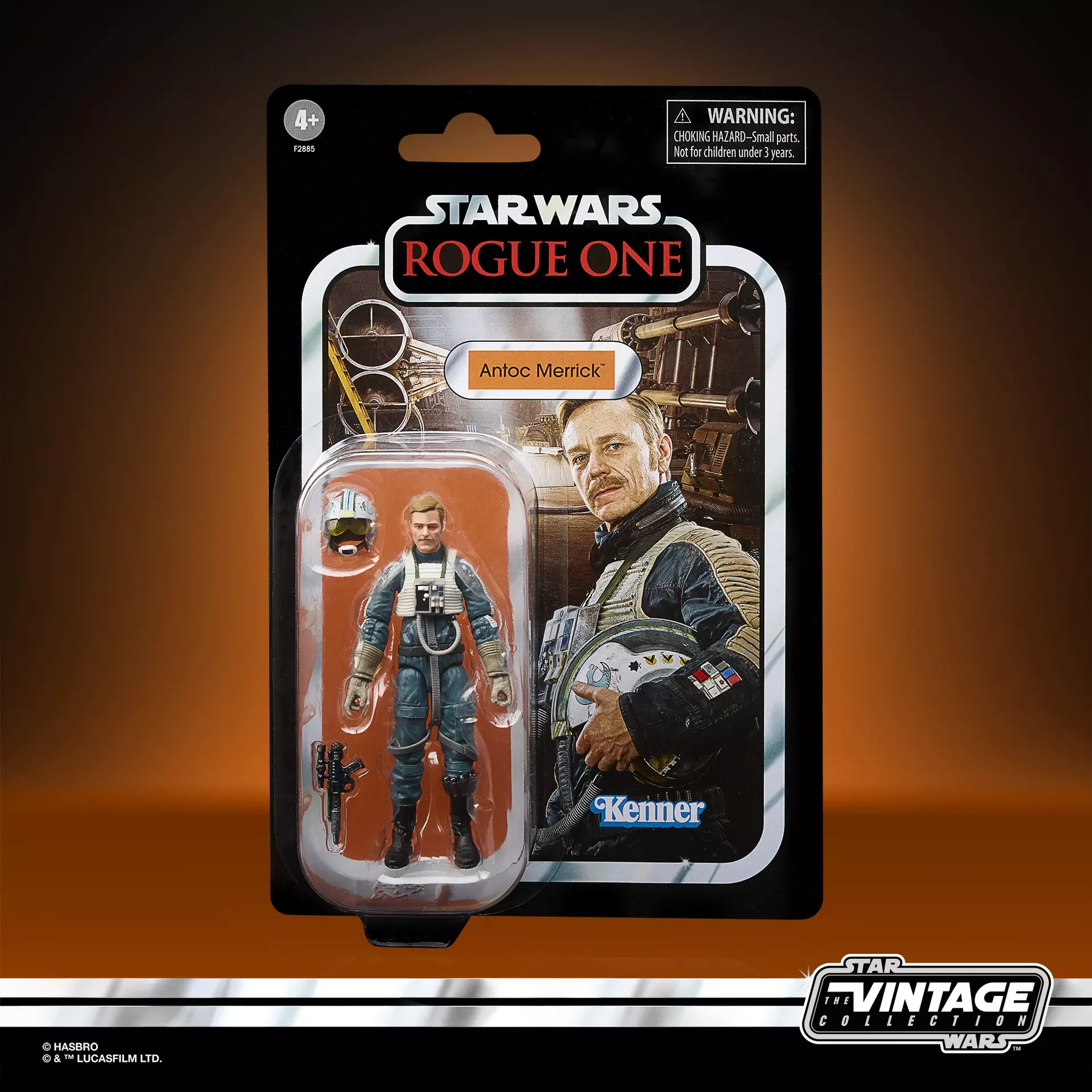 Antoc Merrick action figure in STAR WARS The Vintage Collection Rogue One carded packaging