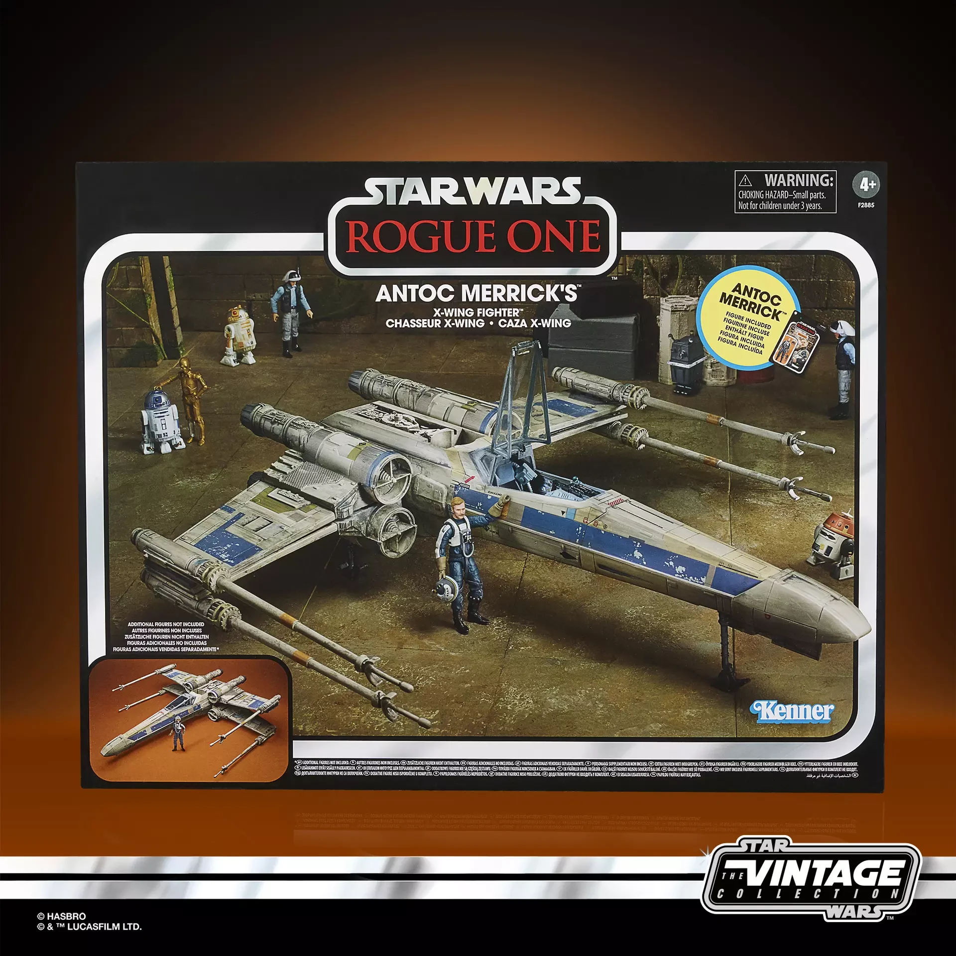 STAR WARS The Vintage Collection Antoc Merrick’s X-Wing Fighter vehicle packaging